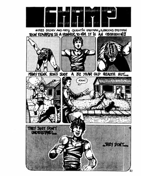 Title page for the "Champ" story.