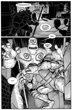 Donatello discovers a golem!